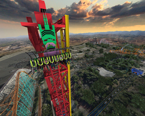 Neu 2012: Höchster Freefall (LEX LUTHOR: Drop of Doom) @ Six Flags Magic  Mountain | Coasterfriends Forum