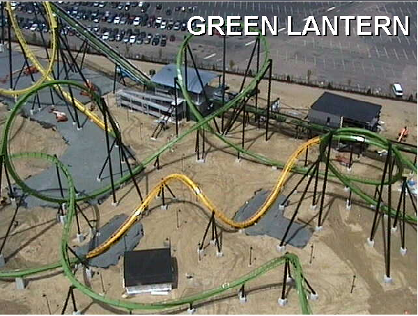 six flags great adventure green lantern. Green Lantern- Six Flags Great