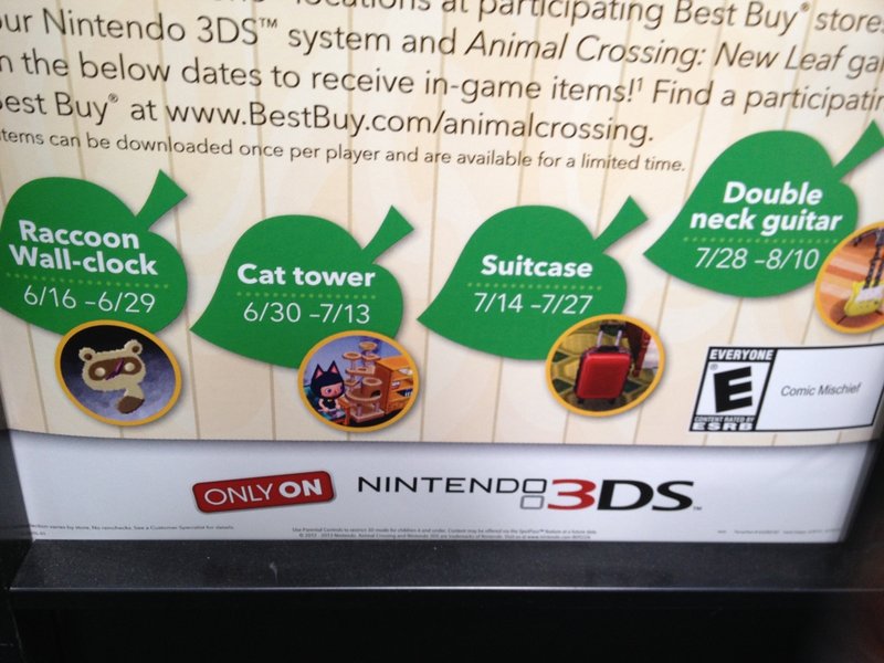 Animal crossing coupons