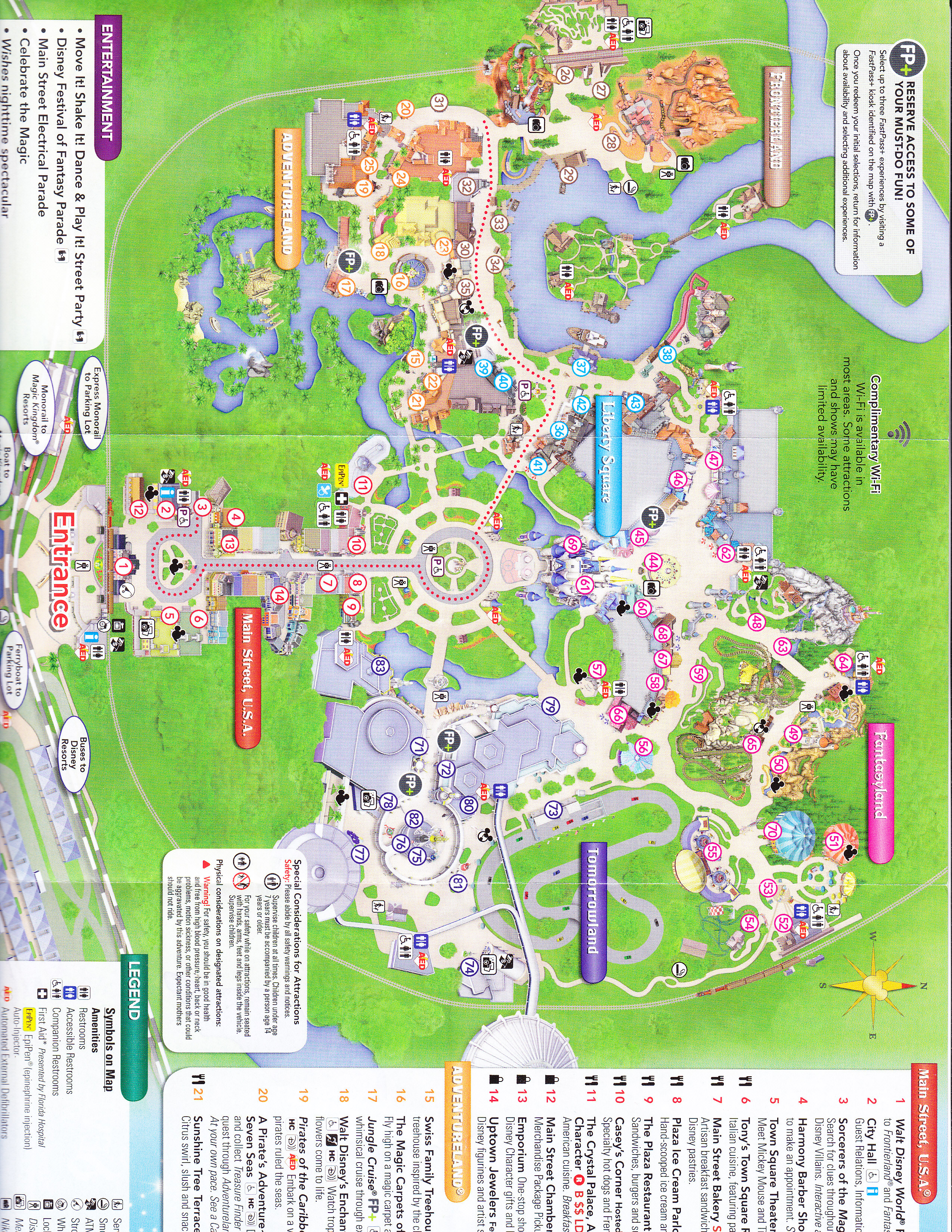 Printable Map Magic Kingdom Customize and Print