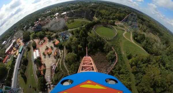 NEW Video of All the Coasters at Six Flags America!