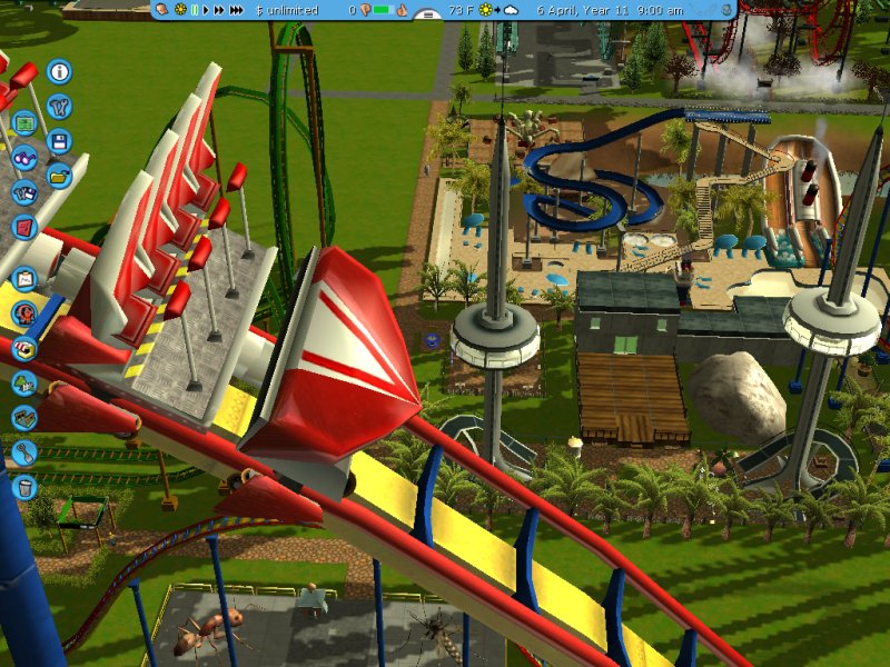 A nice entrance - View Download  Roller coaster tycoon, Roller coaster,  Outdoor blanket