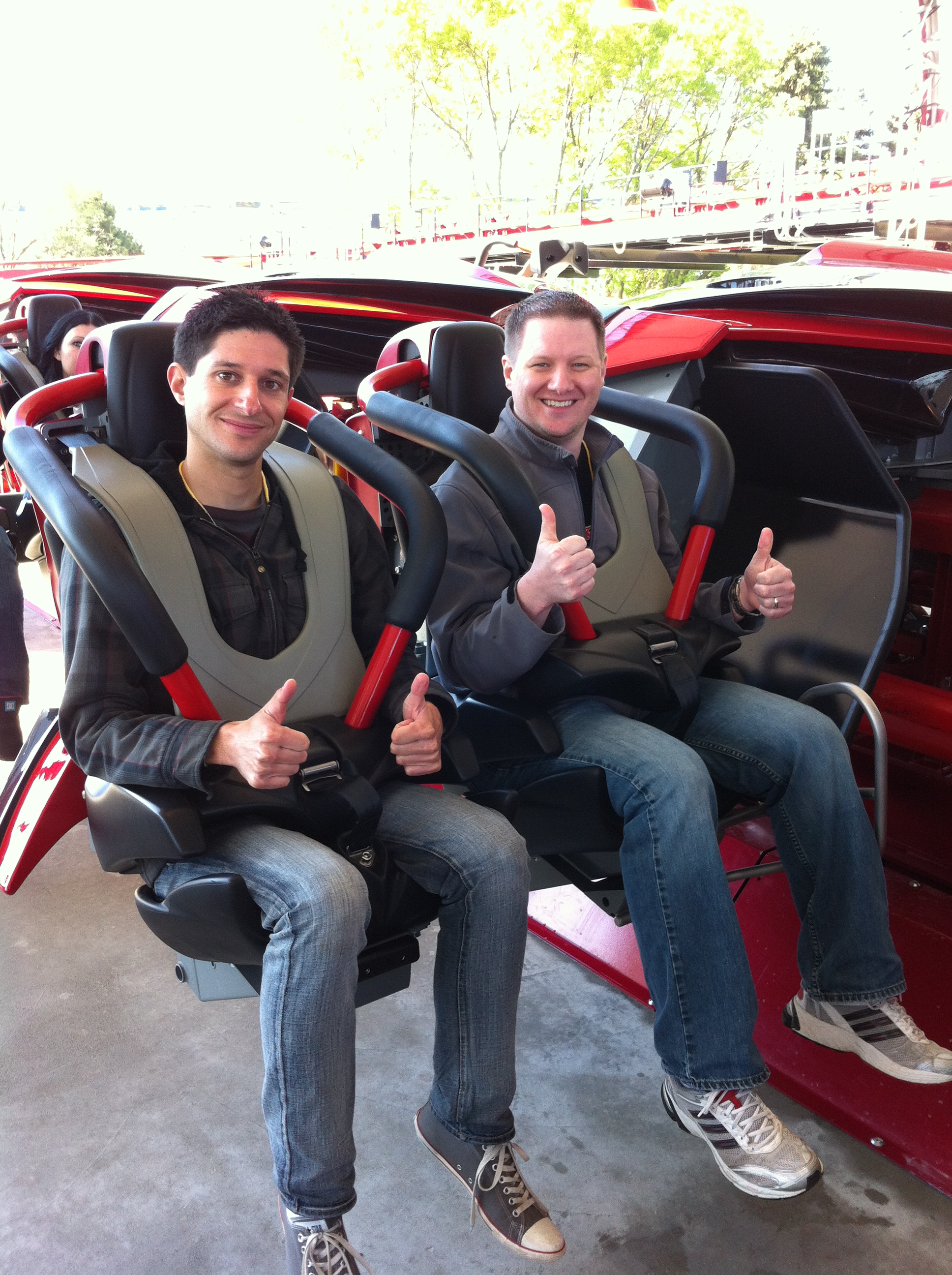 Six Flags Great America X-Flight Media Day - Theme Parks, Roller ...