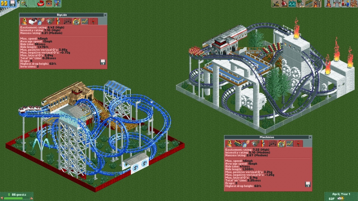 RCT2] Micro Park Scenario : r/rct