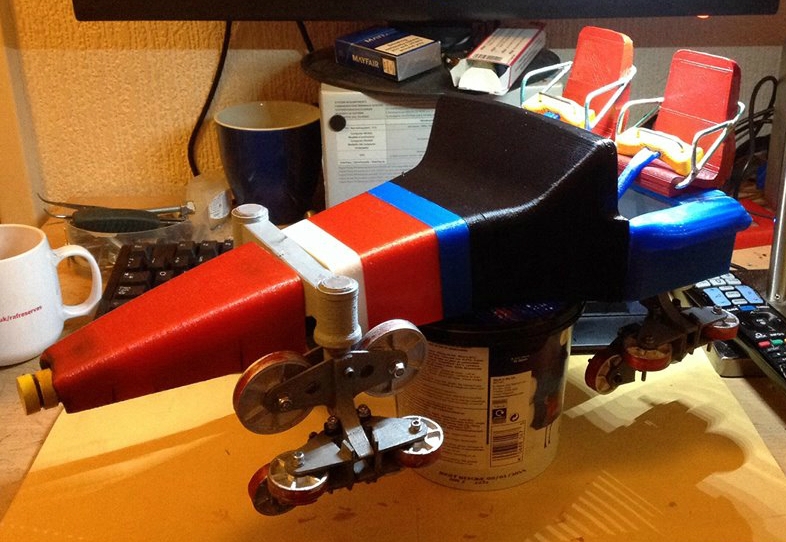 Top Thrill Dragster car made with a 3d printer - Roller Coaster Games ...