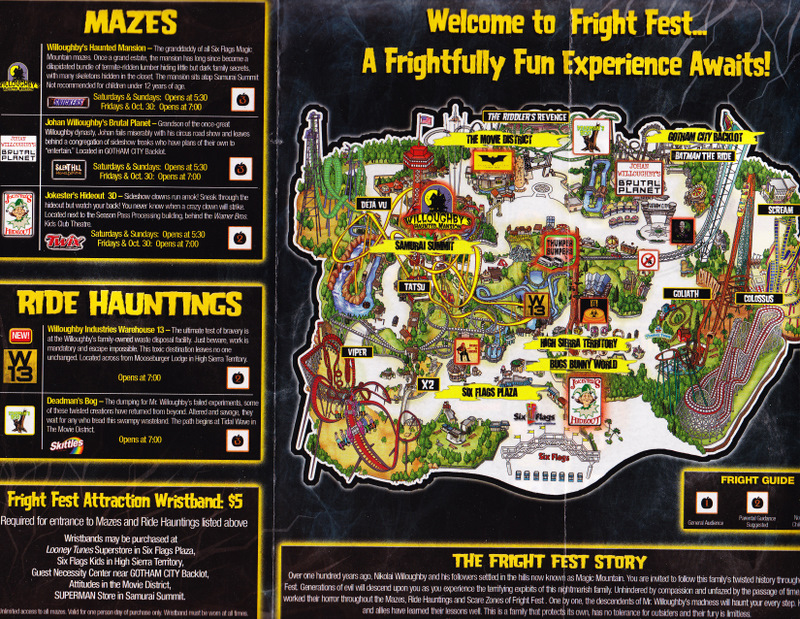 Mimaroba korsan taksi 2008 Fright Fest Map