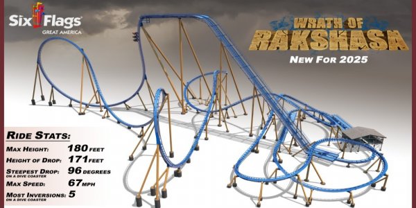 Wrath of Rakshasa Coming to Six Flags Great America!